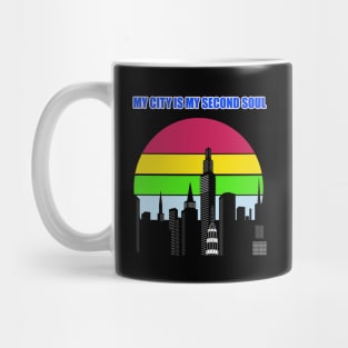 My city is my second soul Mug